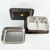 Contenedor de Acero Inoxidable para Alimentos con Compartimentos, Sellado con Tapa, Lonchera Apta para Microondas, Caja de Almacenamiento Refrigerado de Gran Capacidad, Logo Personalizable