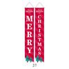 Pareados Nuevos de Navidad Transfronterizos Decoración de Fiesta Navideña Banderines Colgantes Banners Personalización de Fábrica Cortinas Navideñas para Puerta de Amazon