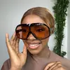 Gafas de Sol Retro de Marco Grande Europeas y Americanas Transfronterizas Douyin Personalizadas para Fotografía Callejera Gafas de Sol con Protección Solar Gafas de Sol de Moda para Mujer