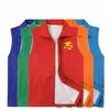 Chaleco de Malla con Patrón de Rombo Ropa de Trabajo para Voluntarios Uniforme de Supermercado Camisa Publicitaria con Logotipo Impreso Ropa de Trabajo Fluorescente