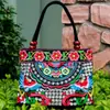 Bolsa Bordada Estilo Étnico de Yunnan Bolso de Mano Bordado Lona Retro Bolso de Hombro Versátil Bolso para Mujeres de Mediana Edad y Mayores Bolso para Mamá