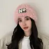 Ganga Especial Gorro de Punto de Celebridad de Internet Gorro de Invierno Cálido y a Prueba de Viento Gorro de Invierno para Mujer Lindo Gorro con Protección para las Orejas Gorro para Mujer