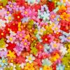 Amazon 6mm resina rosa camelia manicura pequeños accesorios mixtos flores pequeñas accesorios DIY mayoreo
