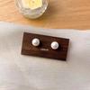 Pendientes de Perla Shijia para Mujer, Clavos de Plata de Imitación 925, Estilo de Lujo Ligero, Nuevo Modelo 2026, Joyería de Nicho