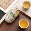 Taza Maestra Horno Ru Taza Individual Cerámica Taza para Cata de Té Juego de Té Kung Fu Taza de Té Tazas de Té de Alta Gama Especial para Tazón de Té