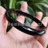 Pulsera de Ágata Negra Brasileña Natural Obsidiana Calcedonia Pulsera de Jade Joyería de Jade Transmisión en Vivo Suministro al por Mayor