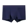 Roupa Íntima Masculina Boxer de Algodão Puro Sem Costura com Grafeno Antibacteriano Respirável Tamanho Grande Calça Jovem
