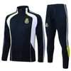 2526 Versão Retrô da Jaqueta do Uniforme de Apresentação do Real Madrid Uniforme de Futebol Manga Longa Traje Adulto do Real Madrid Uniforme de Apresentação de Jersey Outono e Inverno