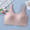 12 colores sin costuras color amoníaco nude algodón talla grande belleza espalda ropa interior alta elasticidad transpirable copa de látex fija talla extra grande pecho envuelto