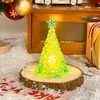 Estrela de Natal Árvore de Natal Luz Noturna Decoração Lâmpada de Atmosfera Luminária de Cabeceira Presente de Natal para Crianças Enfeites de Mesa