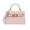 Bolsa de Ombro Nova Tendência 2025, Pequena Bolsa de Mão Quadrada, Bolsa Kelly Fashion, Bolsa de Ombro Transversal Elegante de Alta Qualidade
