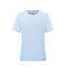 Seda de morera de alta gama 40 7A antibacteriana cuello redondo ropa de trabajo de exposición camisa publicitaria camiseta de algodón poliéster logo personalizado