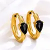 Brincos de Zircônia em Forma de Gota para Mulheres, Luxo Leve, Brincos de Alta Qualidade, Brincos Elegantes, Brincos Versáteis, Brincos de Zircônia com Garras