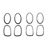 Aplicável para Mini One Cooper F55 F56 F57 Sobrancelhas do Farol Molduras das Lanternas Traseiras Adesivos de Carro Modificação