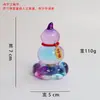Zibo Vidro Giratório Flor Lótus Base Cabaça Carro Escritório Mesa Decoração Ornamento Festival Presente