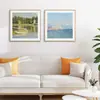 Diecisiete Obras Maestras Nórdicas de Arte de Nicho: Arte de Pared para Sala de Estar, Pinturas Decorativas Estilo Madera para Comedor, Murales de Pared de Van Gogh y Monet para Dormitorio