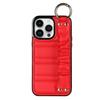 Pulseira plissada adequada para Apple 14ProMax, pulseira de anel, capa de couro para celular, suporte para iPhone 13, proteção contra quedas