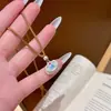 Colar Longo de Lótus Cadeia para Suéter Pingente Estilo Chinês Novo para Mulheres