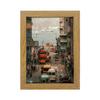 Moldura de Foto de Madeira Display Atacado 6 polegadas 8 polegadas Grão de Madeira Simples Criativo Foto Pai-Filho Foto de Viagem Decoração Display de Moldura de Foto
