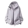 Chaqueta softshell funcional, cálida y cortavientos, transpirable y cómoda, chaqueta de montañismo para hombre