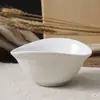 Cuenco de Cerámica Blanco Leche para Arroz para Uso Doméstico Buena Relación Calidad-Precio Vajilla de Hotel Exhibición de Cuenco de Arroz de Cerámica Cuenco Pequeño para Snacks