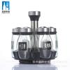Base Giratoria 304 Juego de Frascos para Condimentos Estante para Especias de Cocina Combinación de Condimentos para el Hogar Acero Inoxidable Barbacoa