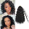 Mayorista Transfronterizo Europeo y Americano de Fibra Química para el Cabello Gogo Curl Fly Curl Crochet Hair Peluca Cabello Corto Rizado Onda Profunda