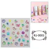 Pegatinas Creativas de Dibujos Animados Pegatinas 5D de Goma Suave Pegatinas DIY Pegatinas para Agendas Escolares de Niños Pegatinas Decorativas Lindas con Adhesivo Posterior