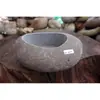 Macetas Pequeñas de Inspiración Zen, Macetas de Piedra, Macetas para Suculentas, Macetas para Juncos, Macetas para Hierba del Dinero, Macetas de Piedra Natural para Acuarios, Macetas Creativas para Narcisos