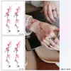 Xmxp Calcomanía de Tatuaje Temporal Colorida para Muñeca Brazo de Niña Mujer Impermeable Larga Duración Estilo Ins de Gama Alta Mismo Estilo que Xiaohongshu