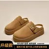 Mules de plataforma de suela gruesa estilo Birkenstock para mujer, nuevos sandalias slip-on primavera-verano 2026
