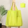 Bolsa de compras plegable de tela Oxford impermeable, fabricante de bolsas de hombro de gran capacidad para supermercado, bolsa de almacenamiento de color sólido, bolsa plegable ecológica