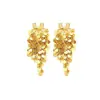 Aretes de Borla con Lentejuelas Metálicas Diseño Nicho para Mujer Aretes Elegantes Elegantes Moda de Lujo Ligero Aretes Combinables Aretes Exagerados
