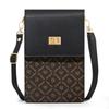 2022 Nueva Llegada Bolso de Moda para Teléfono Móvil para Mujer Estilo Coreano a la Moda Color de Contraste Bandolera Hombro Bolso Pequeño Multifunción para Teléfono Móvil