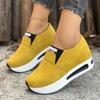 Zapatos de Plataforma de Otoño de Estilo Coreano Nuevo 2025 de Moda para Mujer con Altura Aumentada, Zapatos Casuales Transpirables al por Mayor