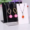 Estante de Exhibición de Aretes en Forma de L de Acrílico Joyería Aretes Estante de Almacenamiento de Aretes Exhibidor de Accesorios para Collares y Colgantes