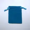 .Bolsa de Terciopelo Negra Multitamaño, Bolsa Pequeña de Tela Bolsa de Empaque, Bolsa con Cordón para Joyería Bolsa de Almacenamiento