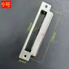 Placa guía de puerta de lengüeta única, placa de cerradura interior de puerta con bloqueo de bola, placa metálica de marco de puerta, panel, pieza de bloqueo, accesorios de cerradura