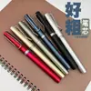 Canetas Gel Ponta Grossa Personalizadas com Sensação Pesada, Canetas Promocionais com Logo Personalizado, Canetas de Carbono de Alta Capacidade, Canetas de Tinta Dourada Feitas Sob Medida
