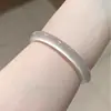 Tiktok Venta Caliente Transfronteriza Ágata Natural Barra Redonda Barra de Belleza Pulsera Pulsera de Jade Ágata Luna Blanca Caja de Regalo