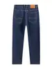 Pantalones vaqueros casuales de alta gama para primavera y otoño, de pierna recta, corte holgado, elásticos para hombre, nueva colección de otoño 2026, pantalones de longitud media para hombres de mediana edad