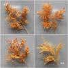 Boda Flores Artificiales Naranja Flores de Seda Boda Naranja Material de Flores Fondo de Pared Mesa Guía de Camino Arte Floral Decorativo