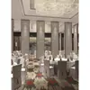 Fabricante Sala de Banquetes de Hotel Pared Divisoria para Eventos Habitación Privada de Restaurante Cabina Pantalla Plegable Móvil Puerta Corrediza de Riel en Techo