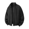 Jaqueta Masculina Nova Primavera 2026 Tendência Tiktok Moda Gola Alta Estilo Americano Jaqueta de Voo Baseball Casaco Leve Masculino