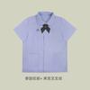 Jk Uniforme Terno Uniforme Escolar Tailandês Camisa Tailandesa de Manga Curta Nano Estilo Preppy Uniforme de Classe Feminino Verão Uniforme de Formatura do Ensino Fundamental