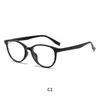 Em estoque, armações de óculos pequenas e estilosas estilo gatinho para mulheres, de alta qualidade, bloqueadoras de luz azul, podem ser equipadas com lentes de grau, armações de óculos TR ultraleves