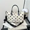 Nuevo Bolso de Moda para Mujer para Viajes Diarios de un Solo Hombro Estiloso 2026 Estilo Coreano Bolso Cruzado Versátil de Lunares Súper Caliente