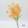 Flores Artificiais, Mosquitinho de Milão, Arranjos de Flores para Decoração de Sala de Estar, Arte Floral Falsa, Pequenos Ornamentos Florais Escovados, Arranjos Florais de Mesa