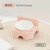Nova tigela para cães e gatos transfronteiriça, tigela de comida para gatos dois em um, tigela de água e comida integrada com pé alto, suprimentos para animais de estimação