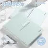 Cuaderno de Hojas Sueltas Brillante, Ligero y Semitransparente para Estudiantes, Cuaderno Rellenable Grueso B5, Cuaderno Macaron de Alto Valor